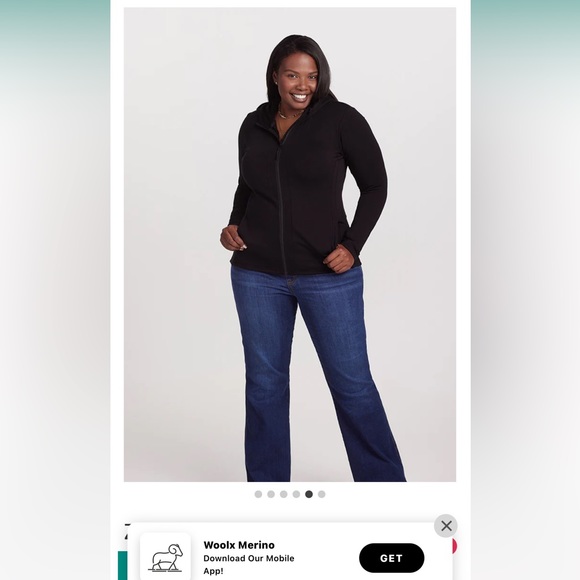 COPY - NWT Woolx Black Hoody Women’s Medium - Picture 5 of 7